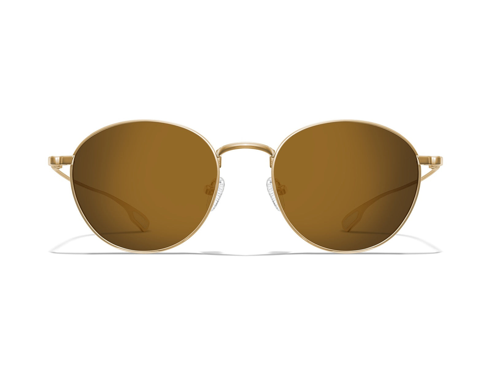Roka Alto Sunglasses - Gold Frame - Bronze (Polarized) Lens
