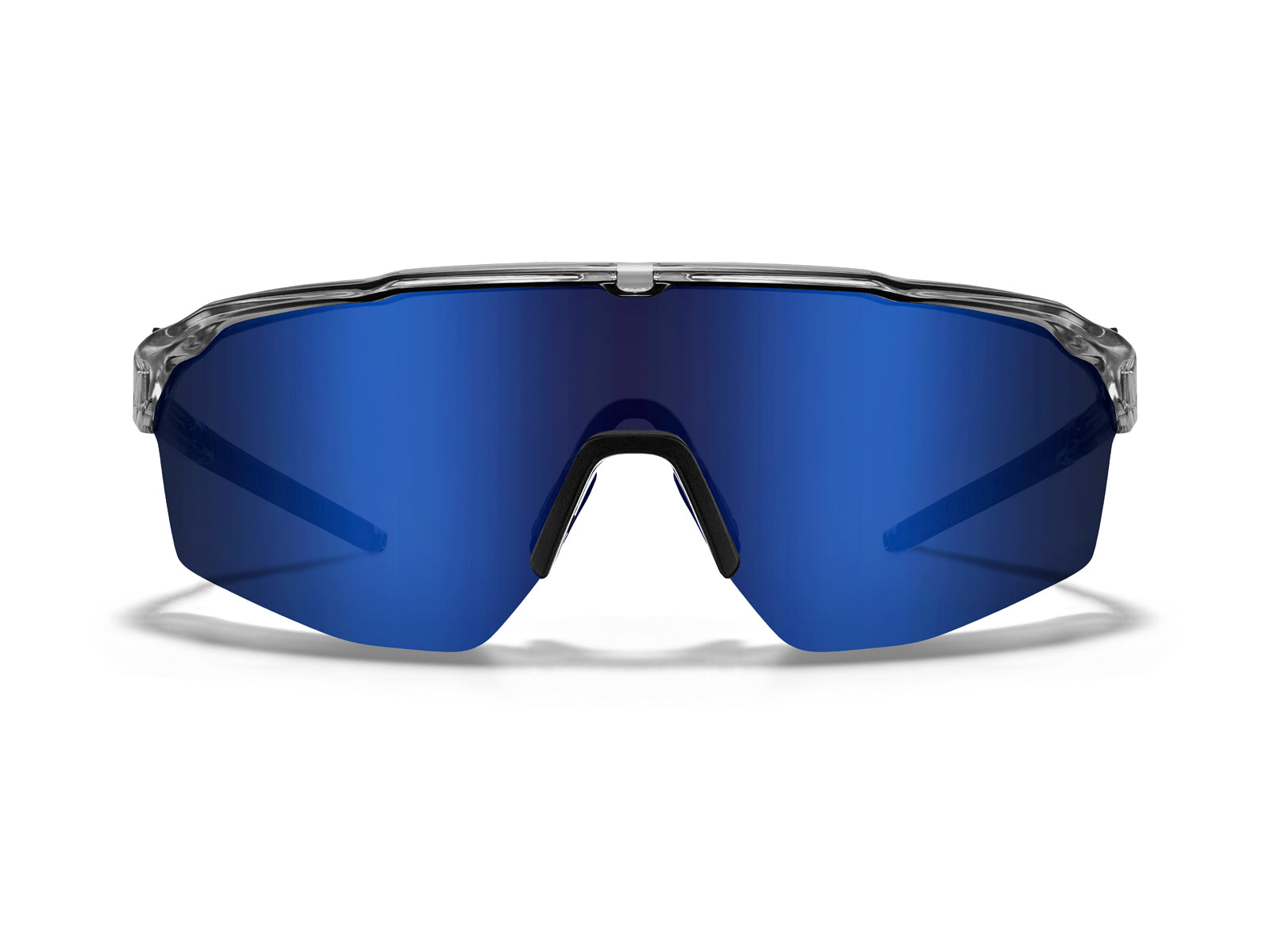 Roka SR-1x Sunglasses - Crystal Grey Frame - Dark Glacier Mirror Lens