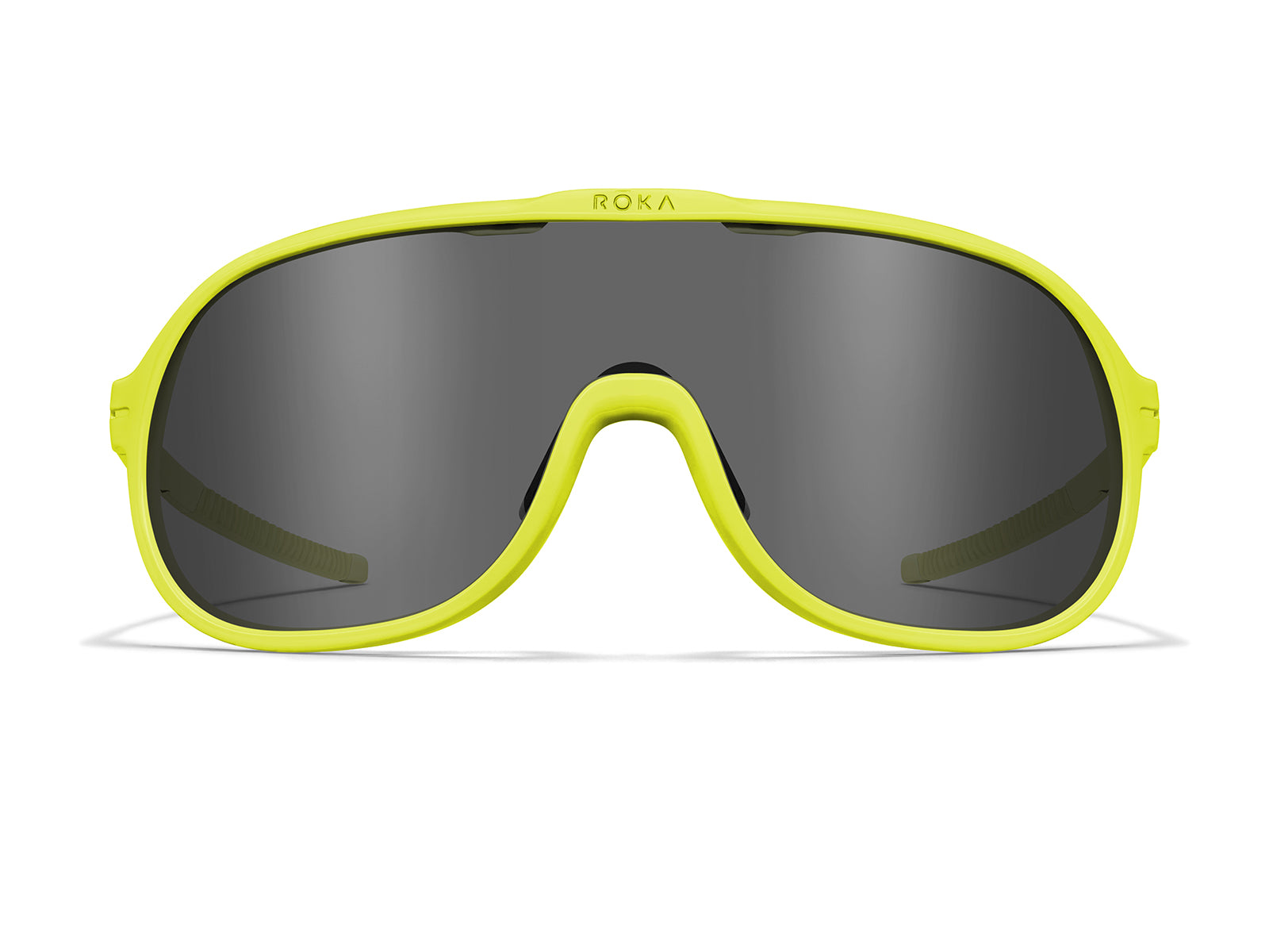 Roka San Remo Sunglasses - Gloss Fluoro Frame - Dark Carbon Lens