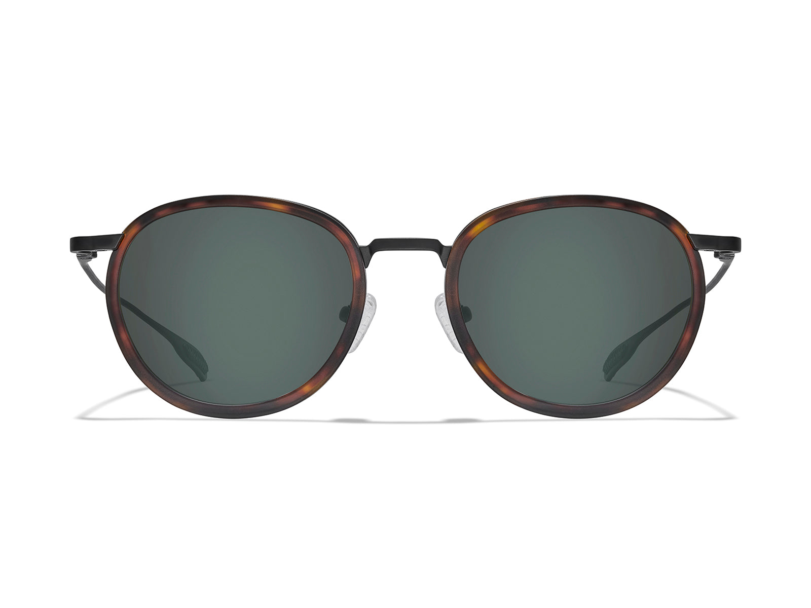 Roka Alto Fusion Sunglasses - Matte Black/Matte Tortoise Frame - Dark Carbon (Polarized) Lens