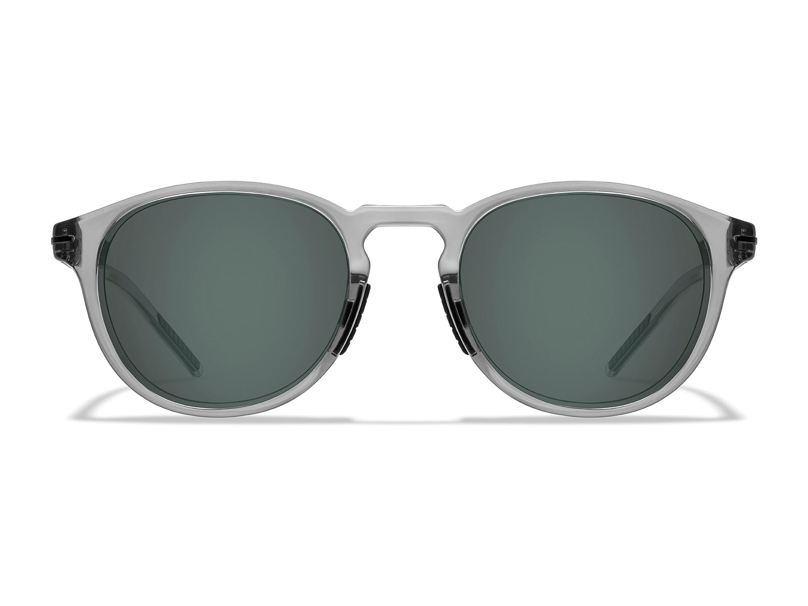 Roka Oslo 2.0 Sunglasses - Crystal Grey Frame - Dark Carbon (Polarized) Lens