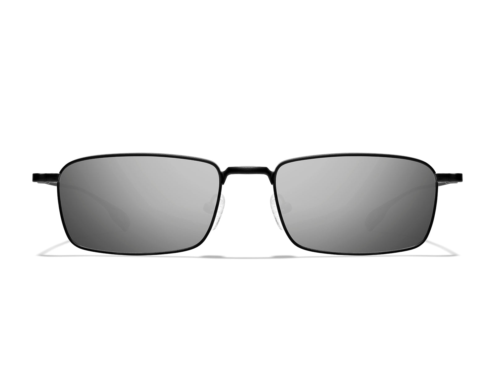 Roka Ion Sunglasses - Matte Black Frame - Dark Arctic Mirror (Polarized) Lens