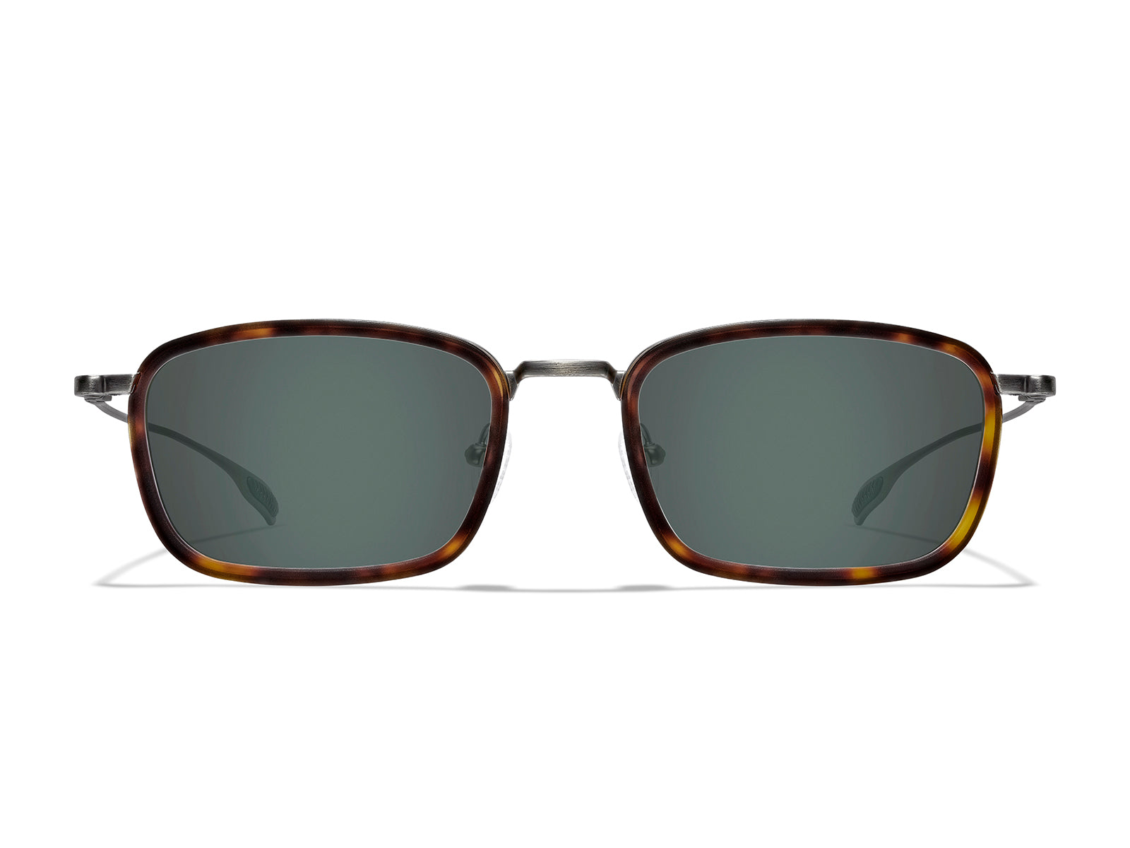 Roka Latus Fusion Sunglasses - Gunmetal/Matte Tortoise Frame - Dark Carbon (Polarized) Lens