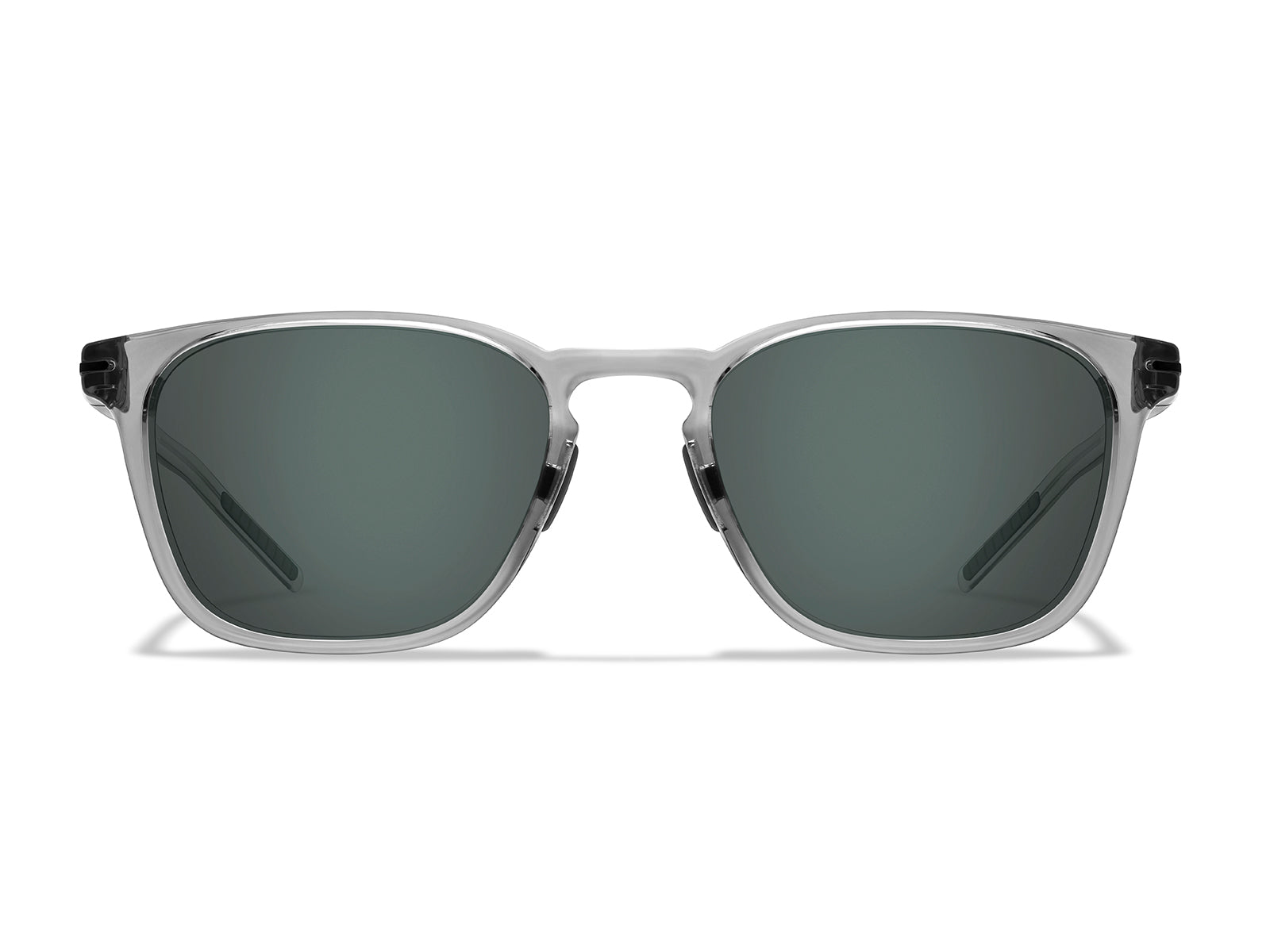 Roka Rory 2.0 Sunglasses - Crystal Grey Frame - Dark Carbon (Polarized) Lens