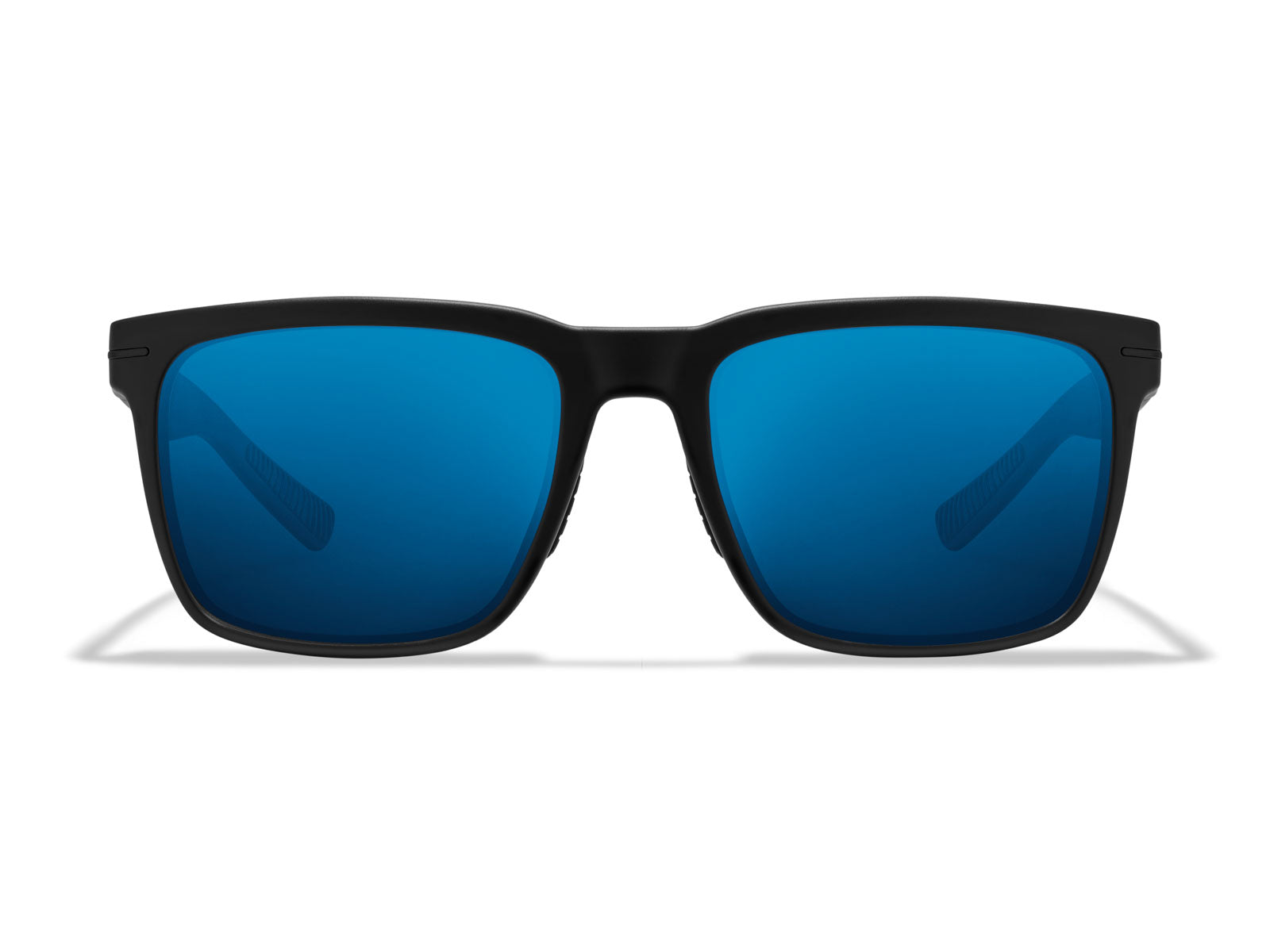 Roka Barton 2.0 Sunglasses - Matte Black Frame - Glacier Mirror (Polarized) Lens