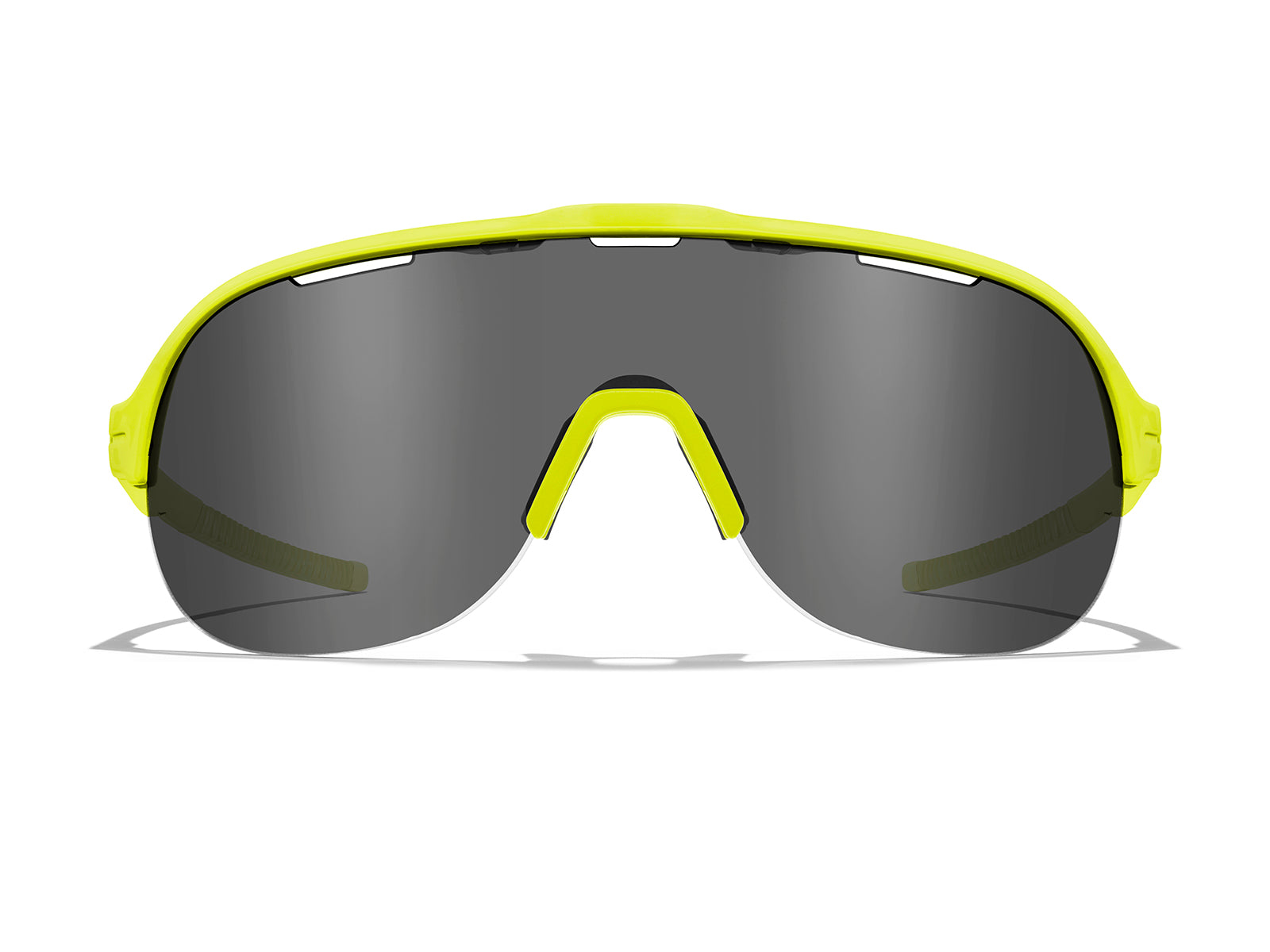 Roka San Remo AIR Sunglasses - Gloss Fluoro Frame - Dark Carbon Lens