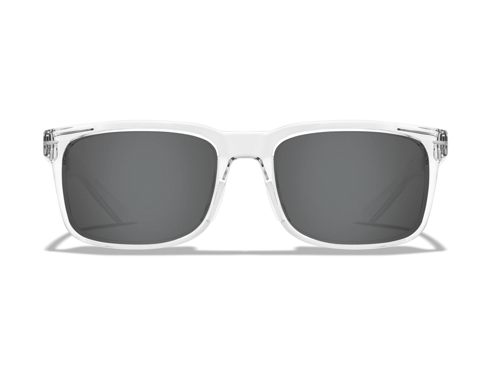 Roka Braker 2.0 Sunglasses - Clear Frame - Dark Carbon (Polarized) Lens