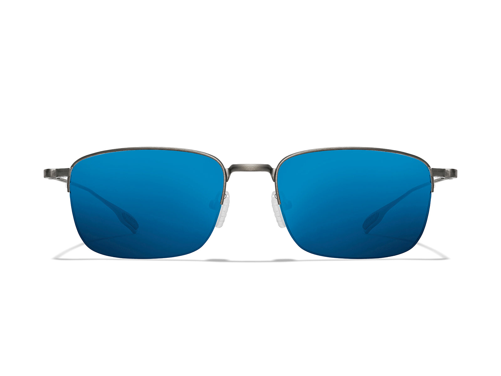 Roka Vapor Nano Sunglasses - Gunmetal Frame - Glacier Mirror (Polarized) Lens
