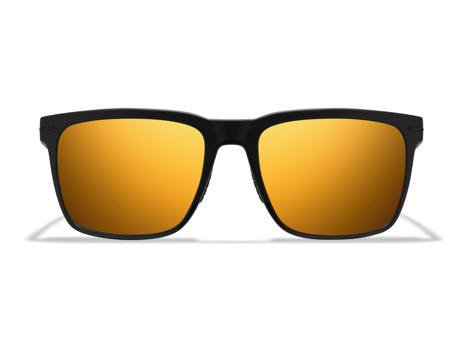 Roka Barton 2.0 Sunglasses - Matte Black Frame - Gold Mirror (Polarized) Lens