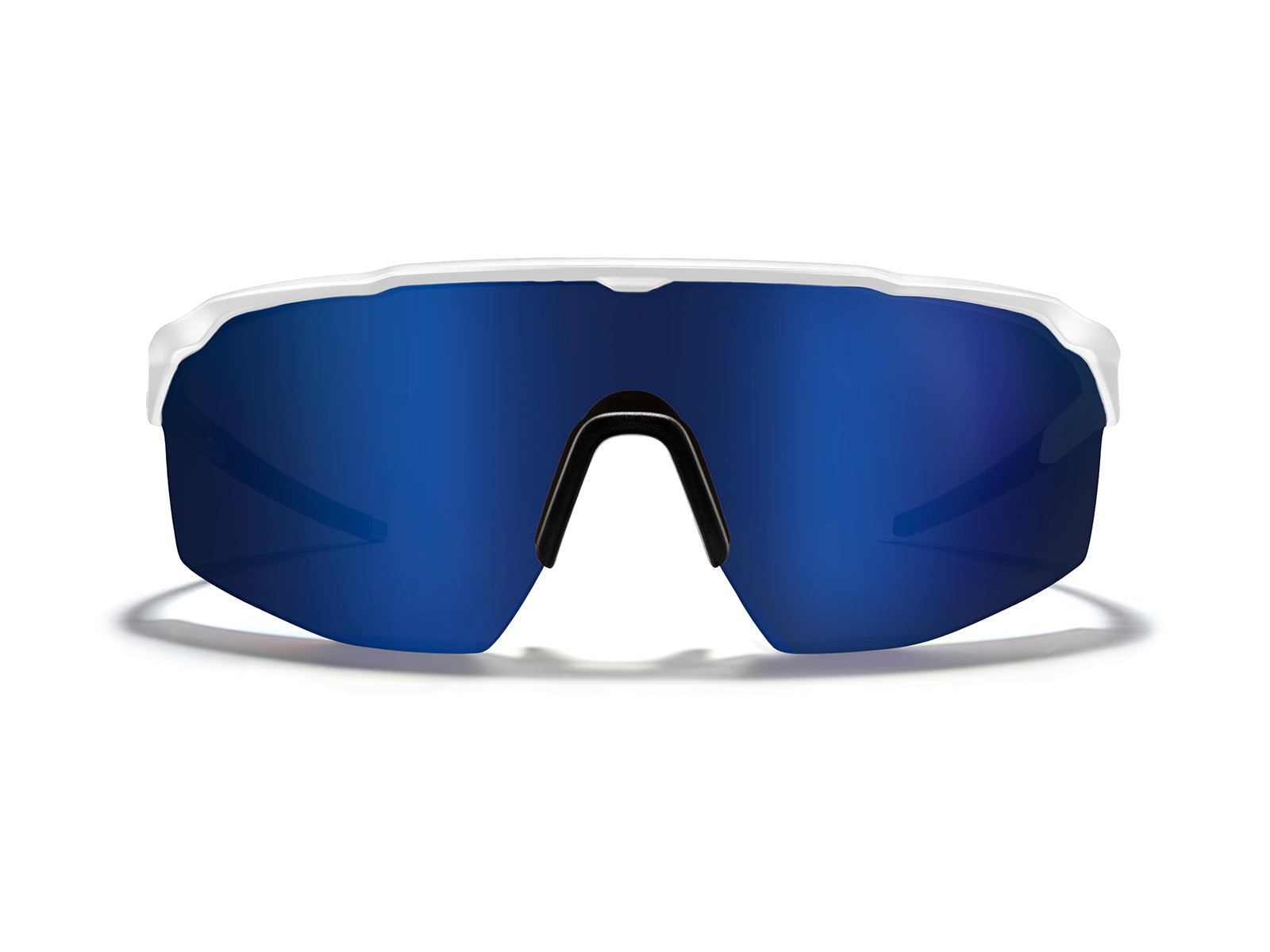Roka SR-1x Sunglasses - Gloss White Frame - Dark Glacier Mirror Lens