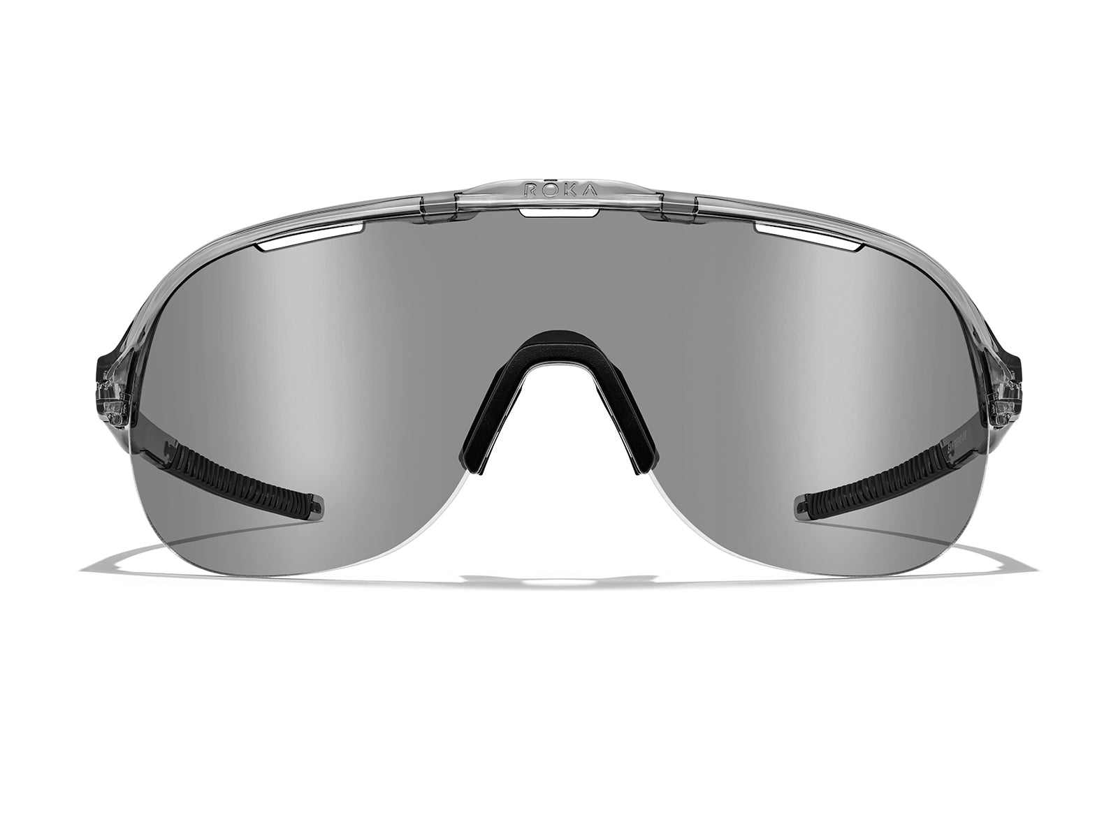 Roka San Remo AIR Sunglasses - Crystal Grey Frame - Photochromic Carbon Lens