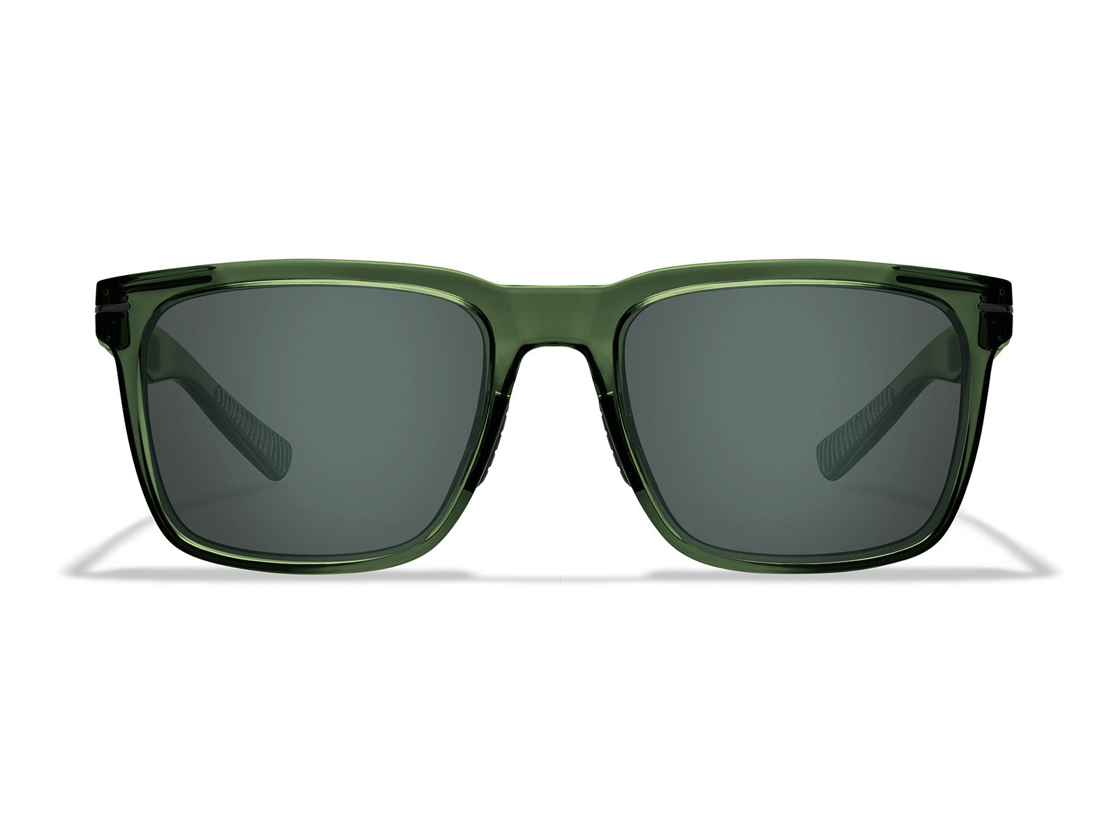 Roka Barton 2.0 Sunglasses - Evergreen Frame - Dark Carbon (Polarized) Lens