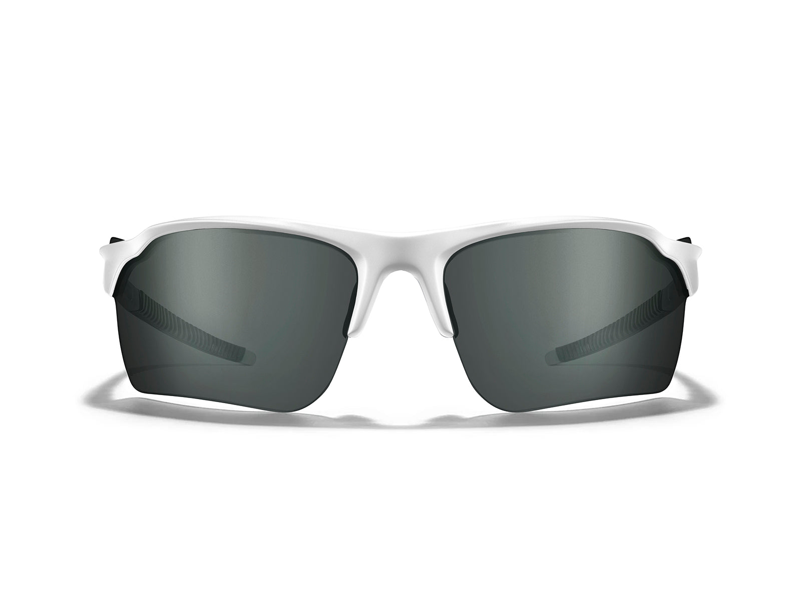 Roka TL-1 Sunglasses - Gloss White Frame - Dark Carbon (Polarized) Lens