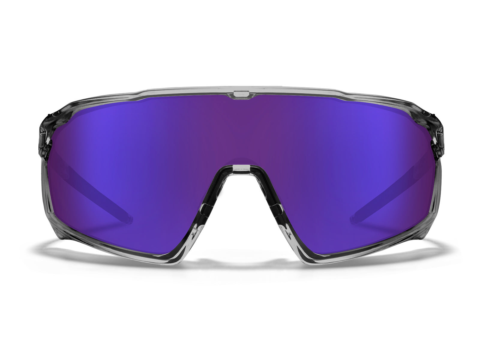 Roka CP-1x Sunglasses - Crystal Grey Frame - HC Fusion Mirror Lens