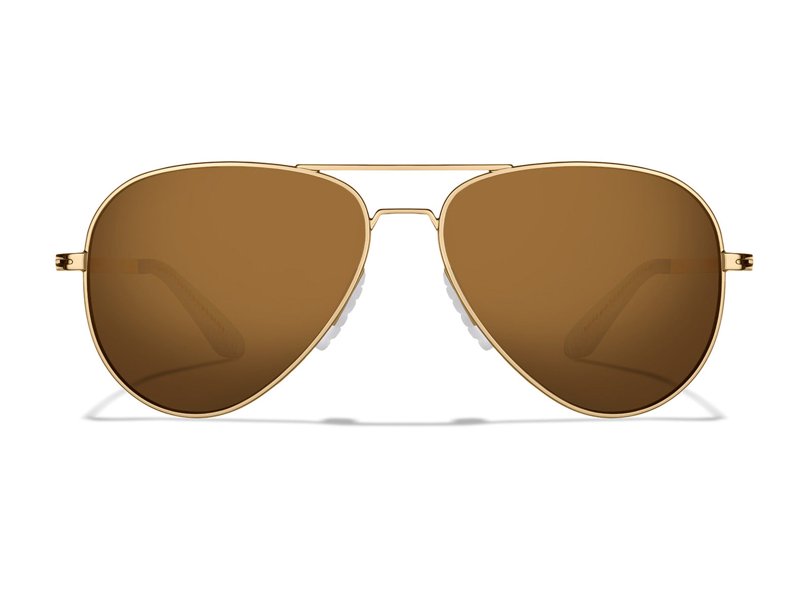 Roka Phantom Sunglasses - Gold Frame - Bronze (Polarized) Lens