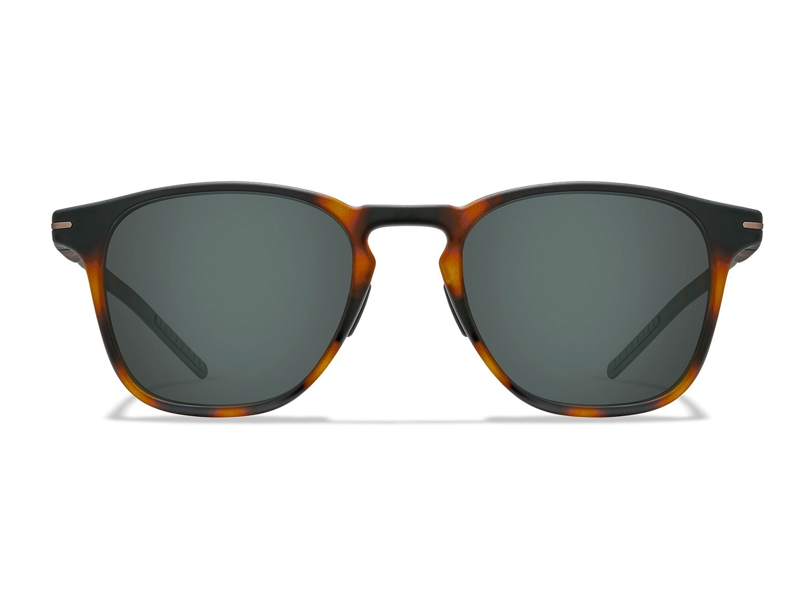 Roka Hunter 2.0 Sunglasses - Matte Tortoise Frame - Dark Carbon (Polarized) Lens
