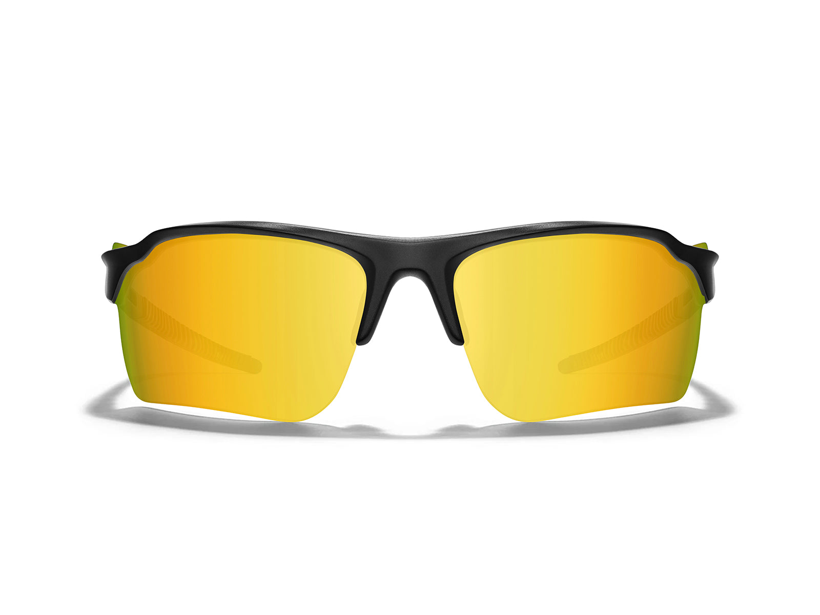 Roka TL-1 Sunglasses - Matte Black Frame - Gold Mirror Lens