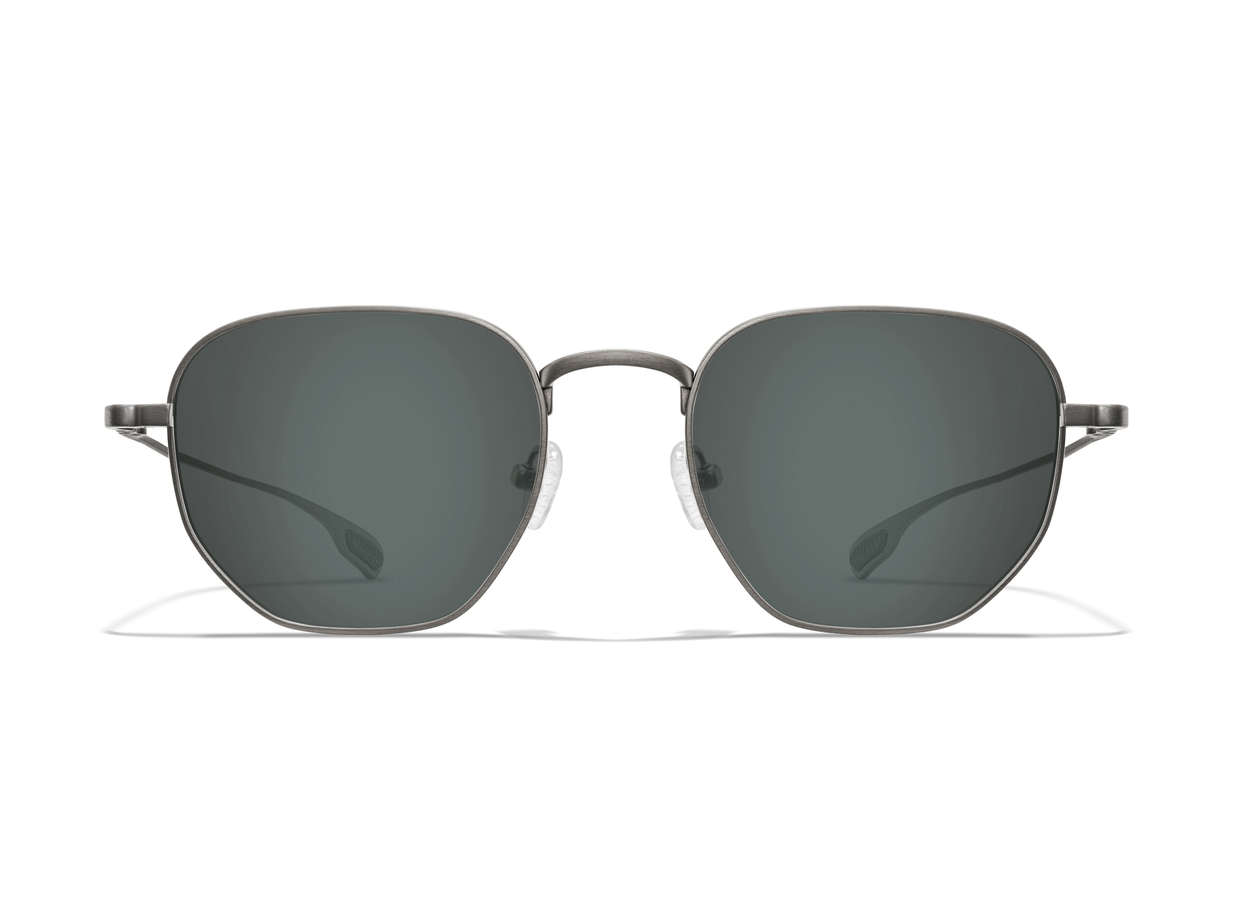 Roka Lyno Sunglasses - Gunmetal Frame - Dark Carbon (Polarized) Lens