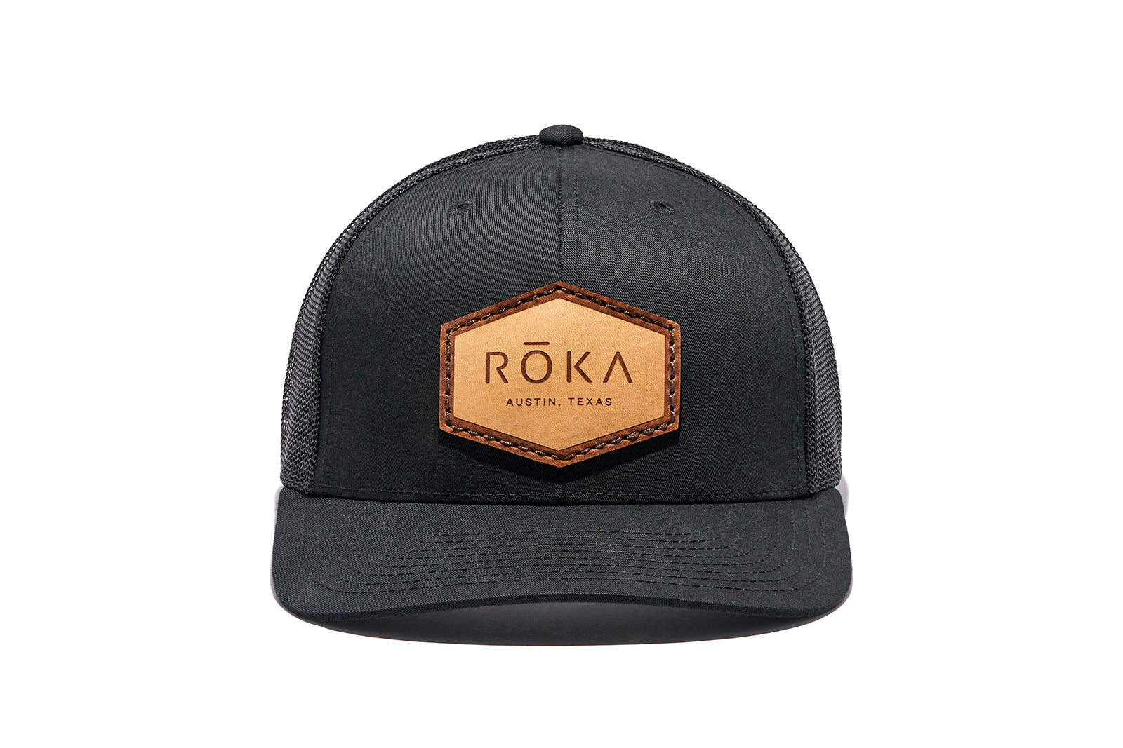 Roka Snapback Trucker Hat - Black