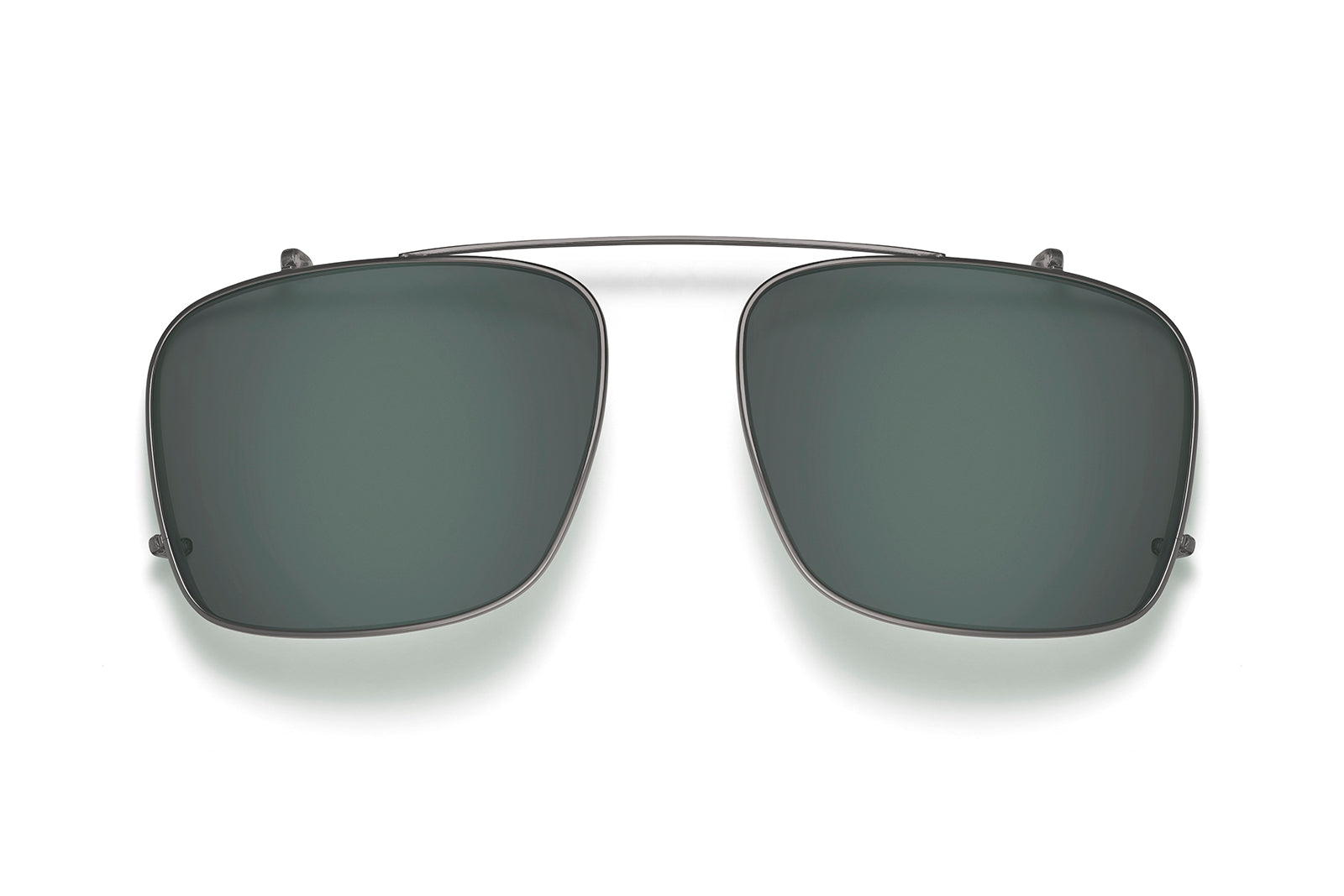 Roka Barton Clip-Ons - Gunmetal Frame - Dark Carbon (Polarized) Lens