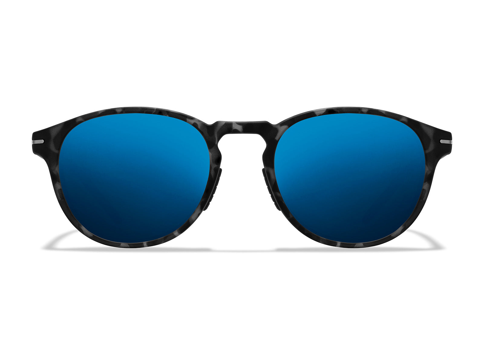 Roka Oslo 2.0 Sunglasses - Matte Black Tortoise Frame - Glacier Mirror (Polarized) Lens