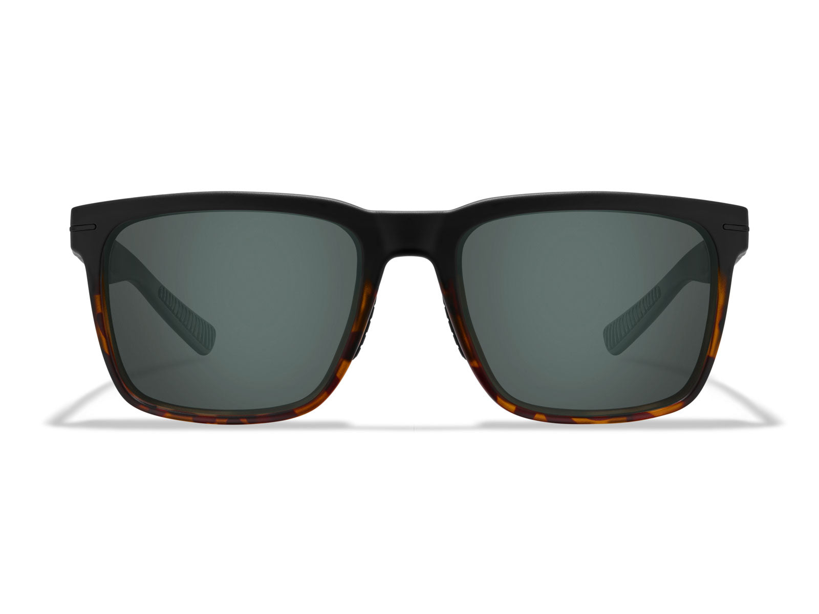 Roka Barton 2.0 Sunglasses - Matte Black/Matte Campfire Tortoise Frame - Dark Carbon (Polarized) Lens