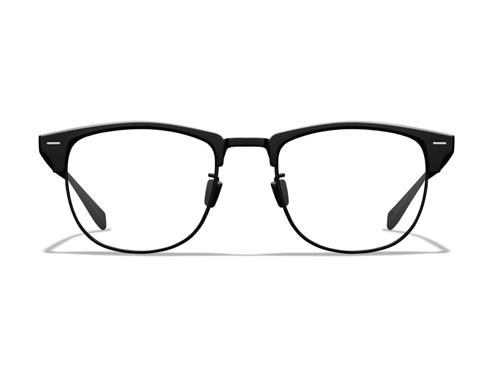 Roka Cambridge Eyeglasses - Matte Black/Black
