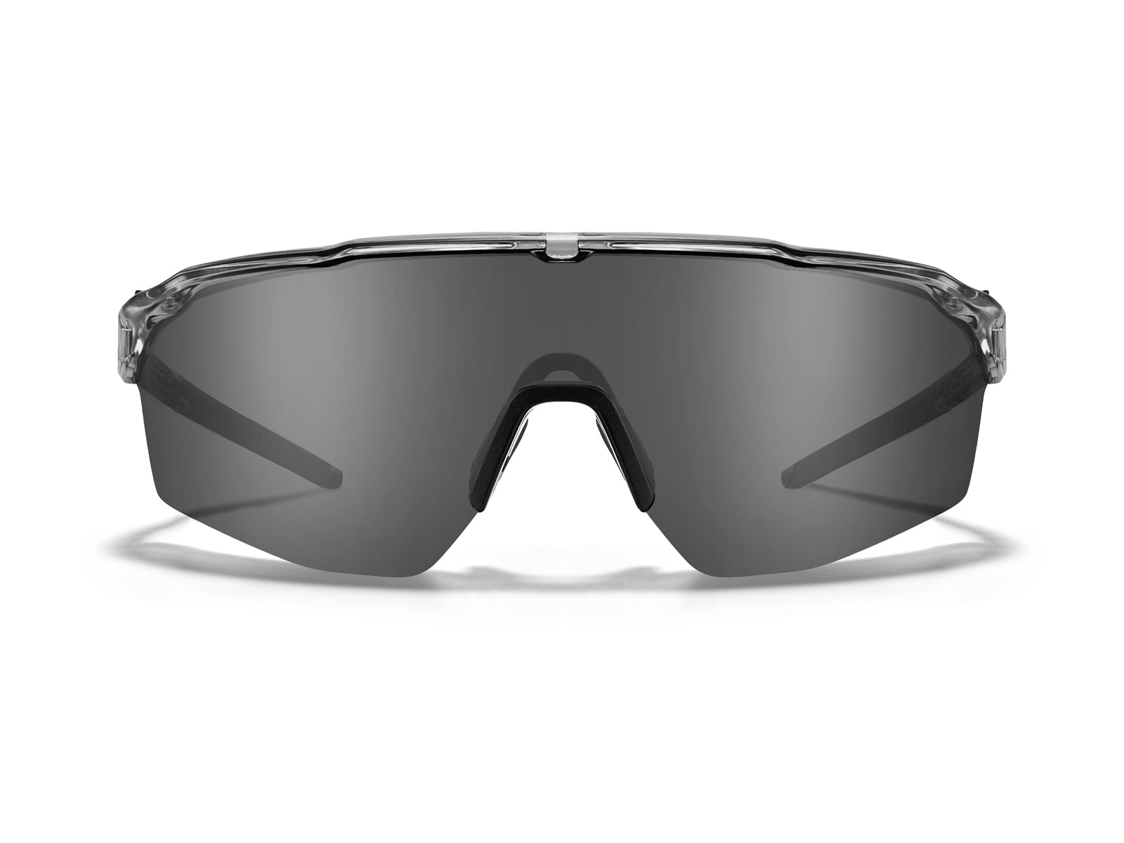 Roka SR-1x Sunglasses - Crystal Grey Frame - Dark Carbon Lens