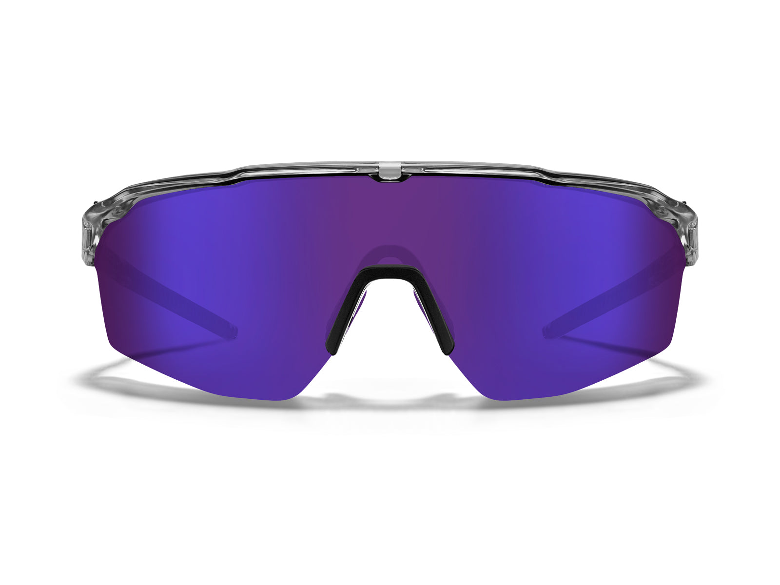 Roka SR-1x Sunglasses - Crystal Grey Frame - HC Fusion Mirror Lens