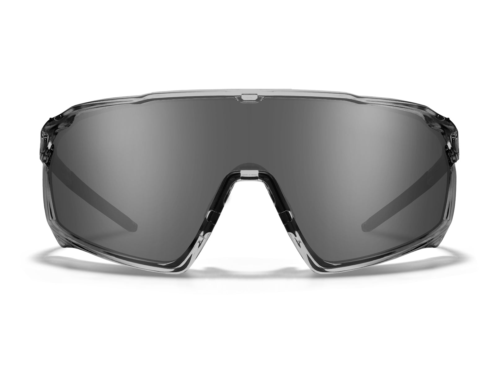 Roka CP-1x Sunglasses - Crystal Grey Frame - Dark Carbon Lens