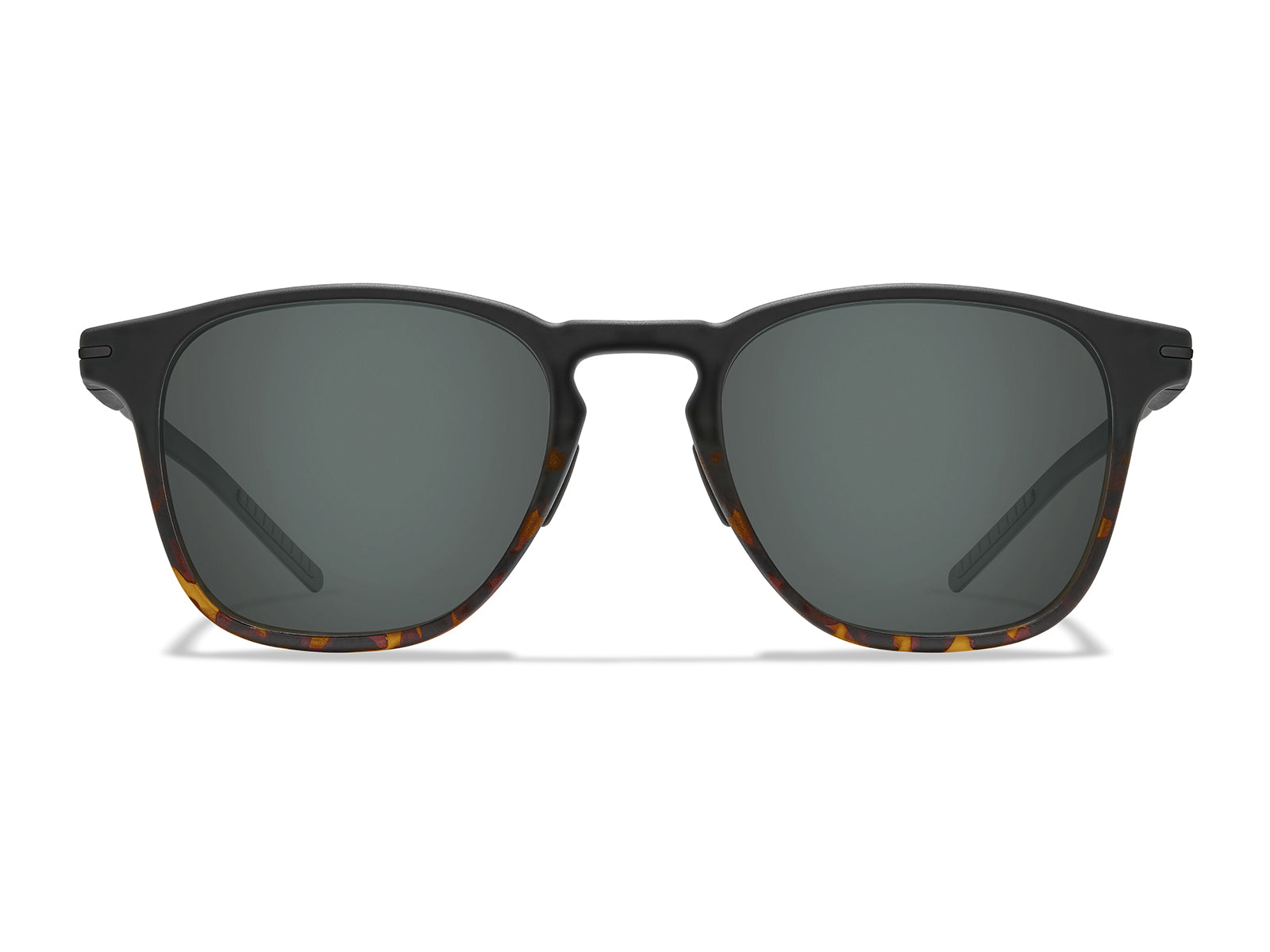 Roka Hunter 2.0 Sunglasses - Matte Black / Matte Campfire Tortoise Frame - Dark Carbon (Polarized) Lens