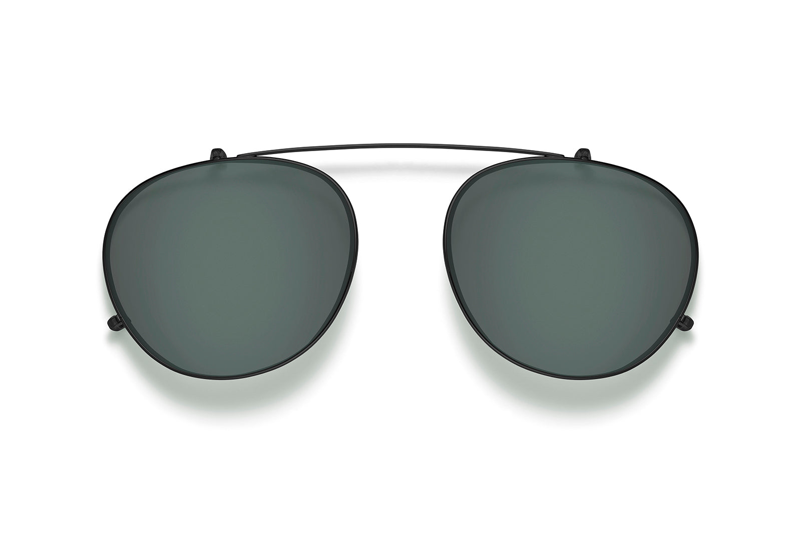 Roka Oslo Clip-Ons - Matte Black Frame - Dark Carbon (Polarized) Lens