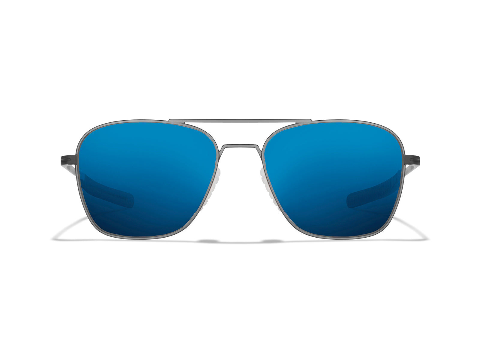 Roka Falcon Sunglasses - Gunmetal Frame - Glacier Mirror (Polarized) Lens