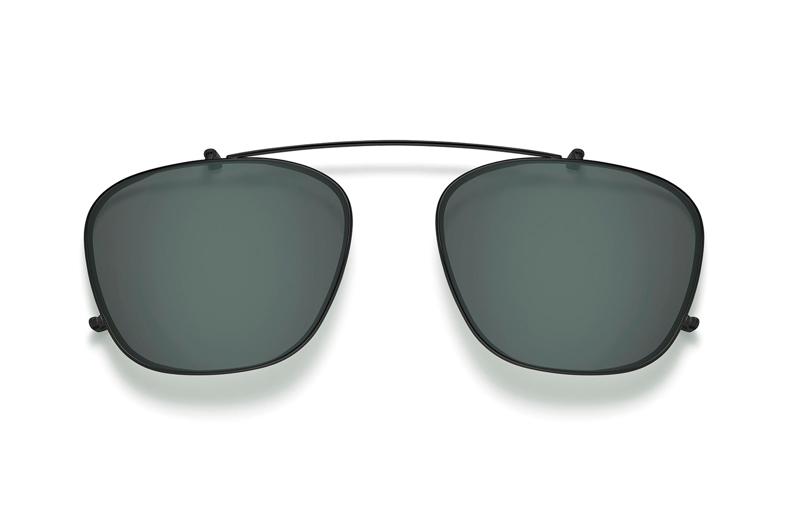 Roka Rory Clip-Ons - Matte Black Frame - Dark Carbon (Polarized) Lens