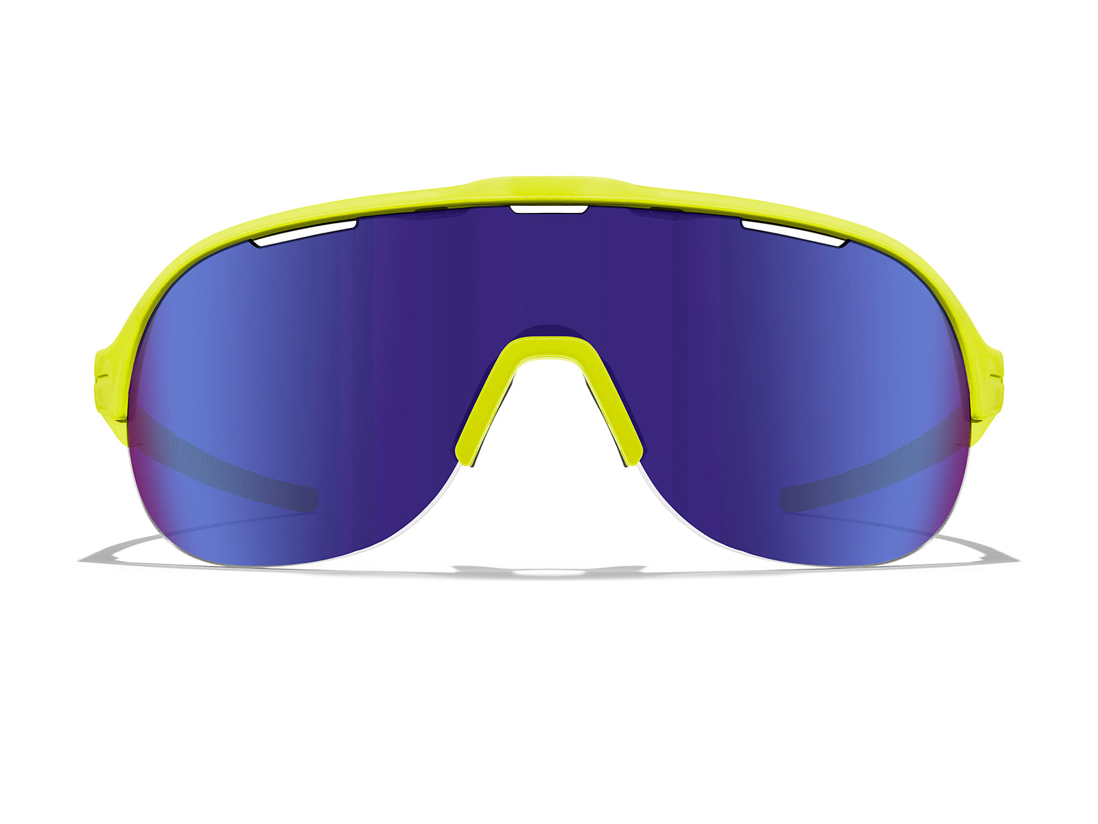 Roka San Remo AIR Sunglasses - Gloss Fluoro Frame - HC Fusion Mirror Lens