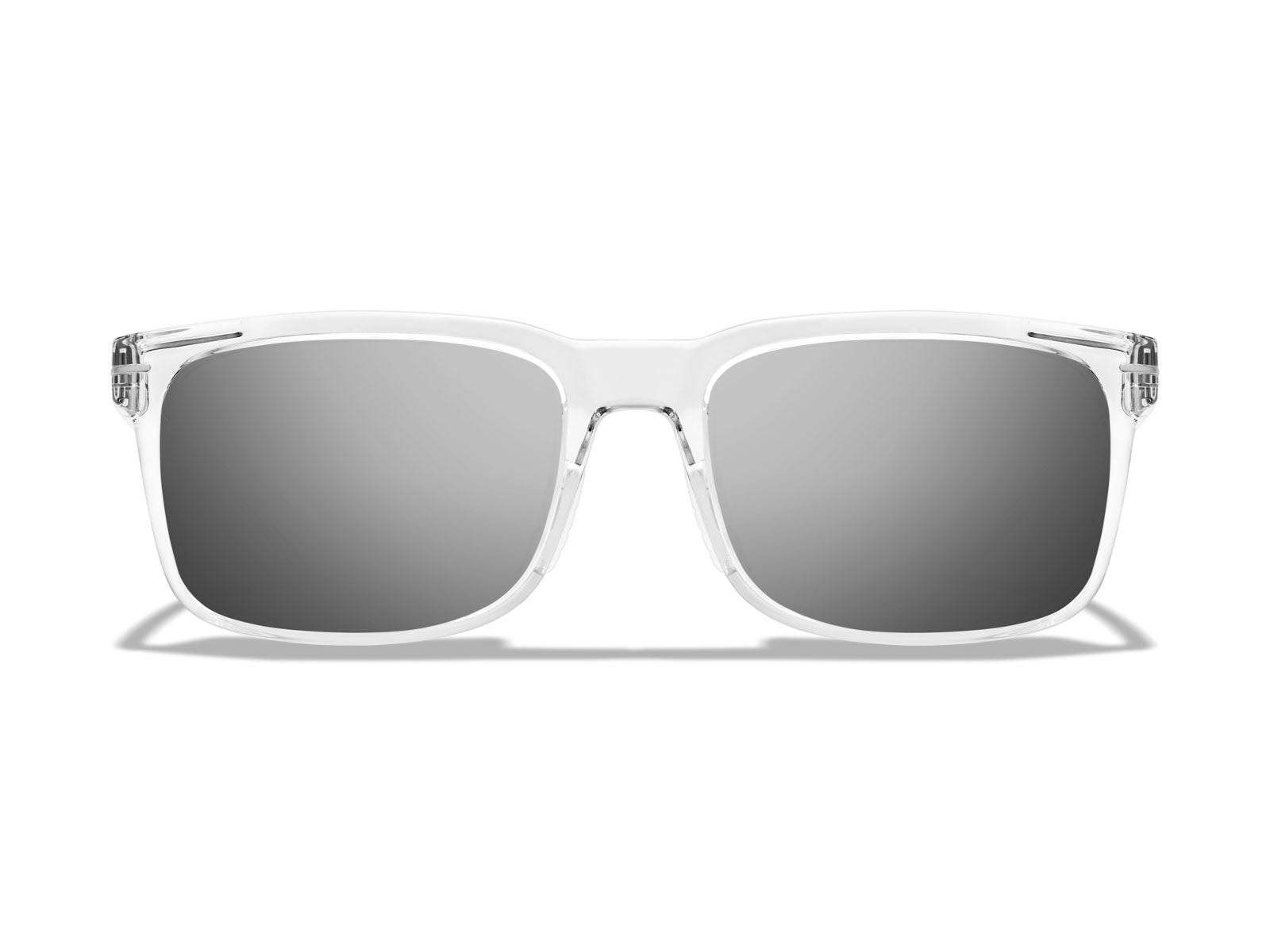 Roka Braker 2.0 Sunglasses - Clear Frame - Dark Arctic Mirror (Polarized) Lens