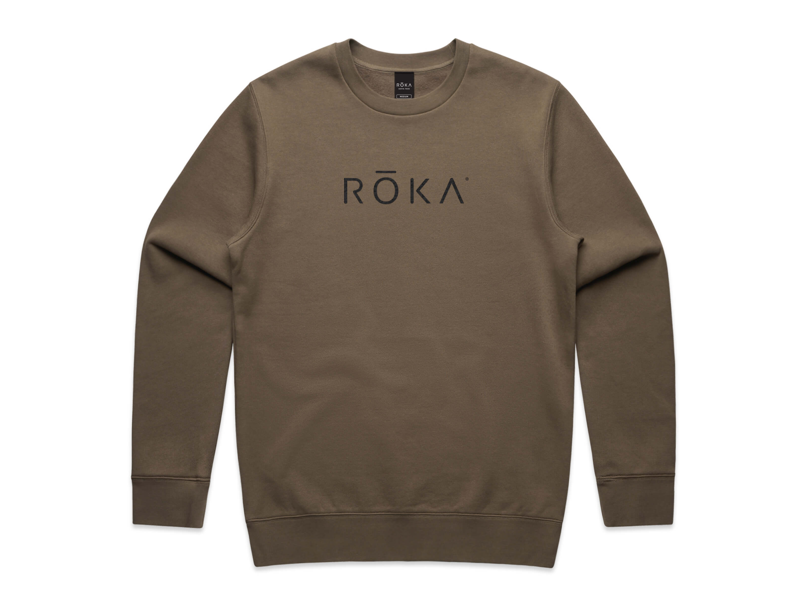 Roka Core Crew Sweatshirt - Walnut