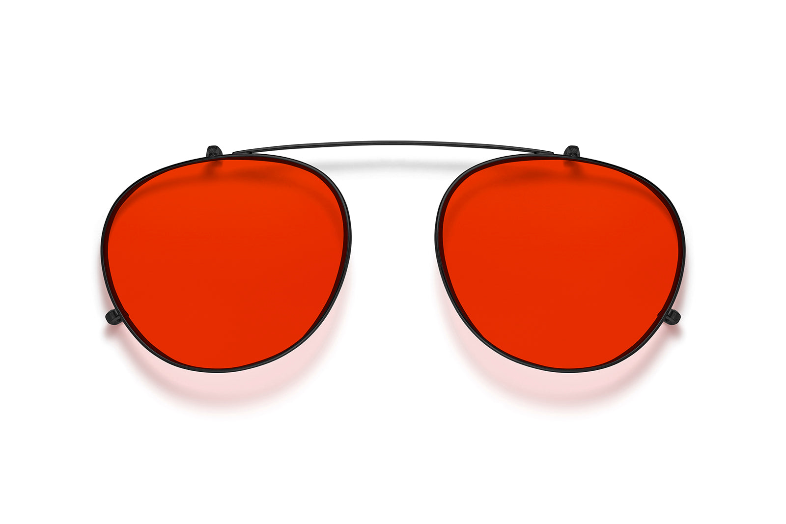 Roka Oslo Clip-Ons - Matte Black Frame - Wind Down Lens