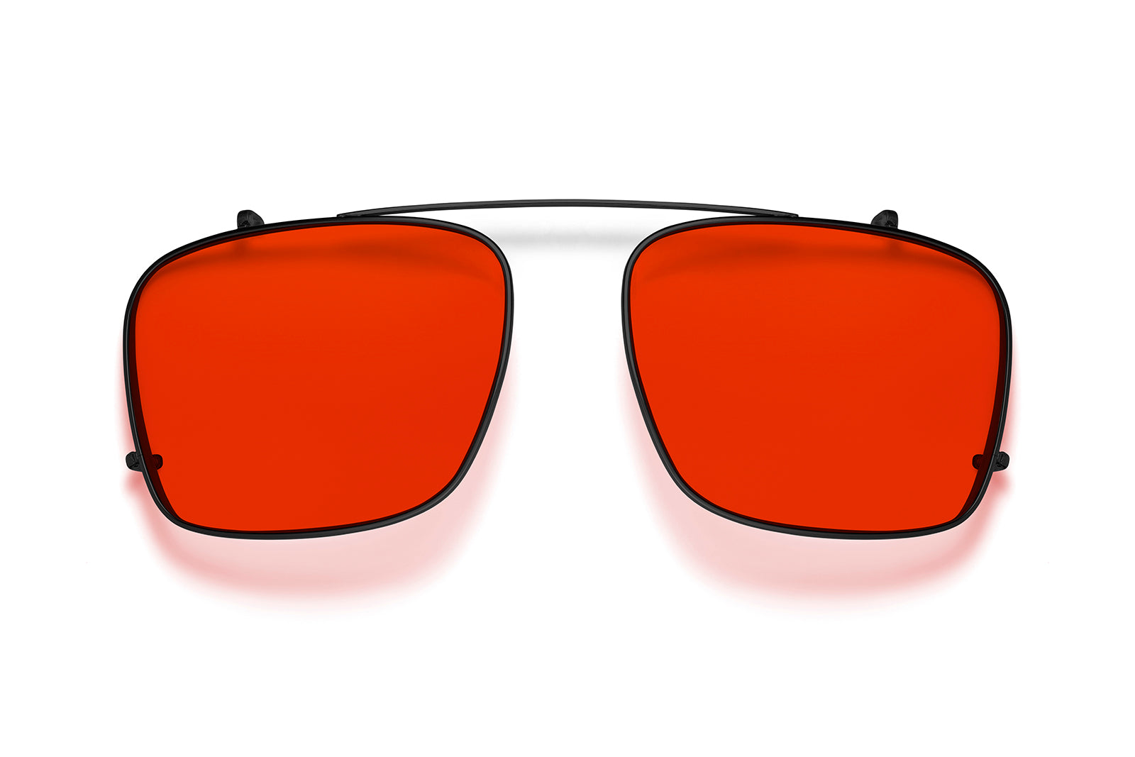 Roka Barton Clip-Ons - Matte Black Frame - Wind Down Lens