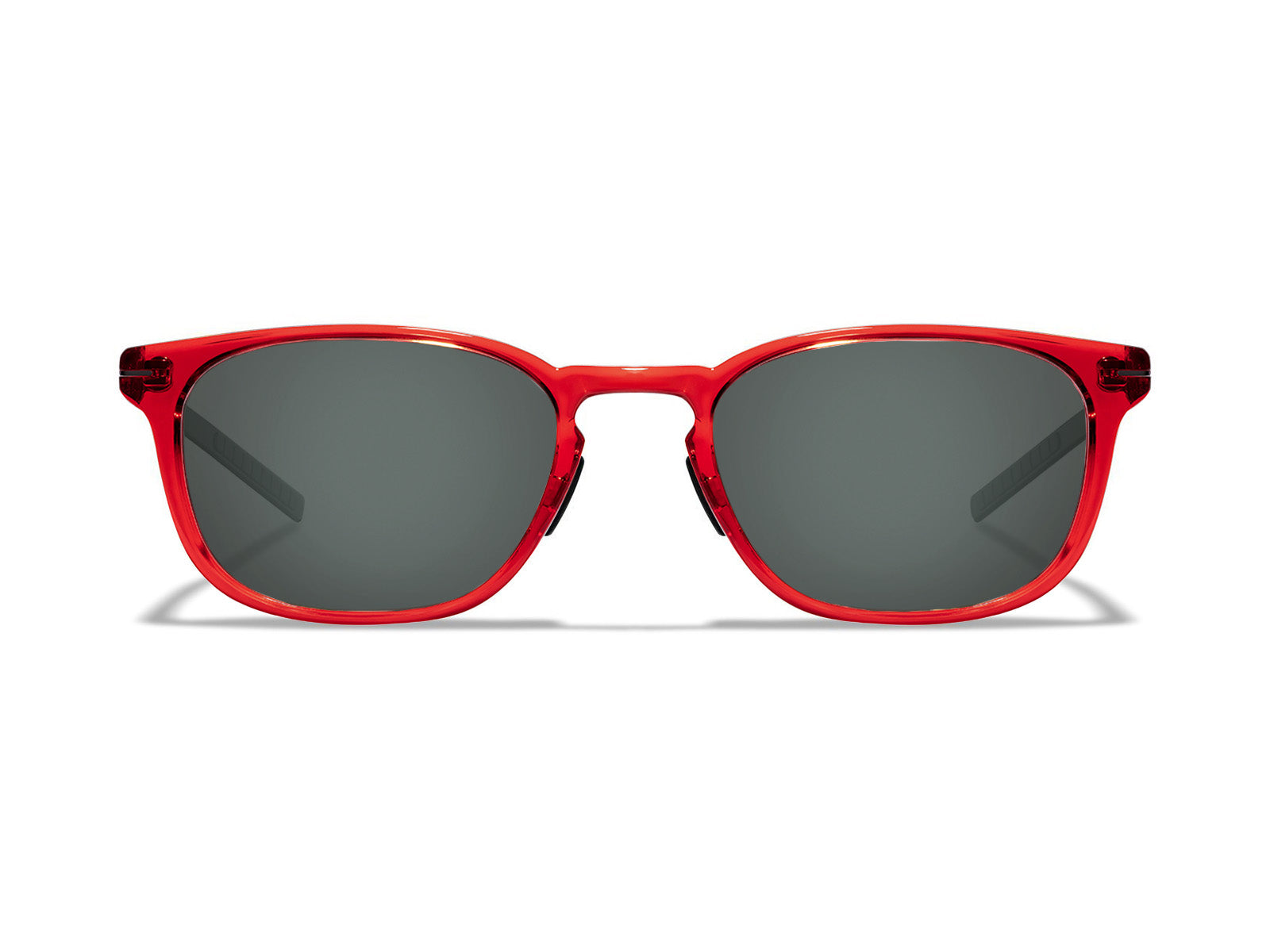 Roka Cade Sunglasses - Full Red Frame - Dark Carbon (Polarized) Lens