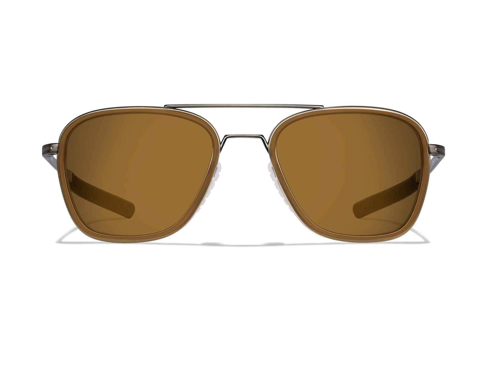 Roka Falcon Fusion Sunglasses - Gunmetal/Desert Frame - Bronze (Polarized) Lens