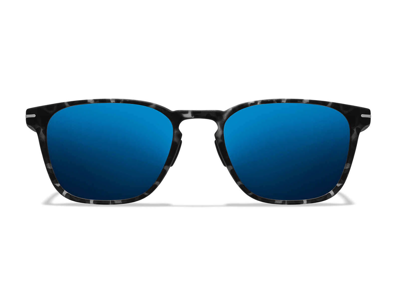Roka Rory 2.0 Sunglasses - Matte Black Tortoise Frame - Glacier Mirror (Polarized) Lens
