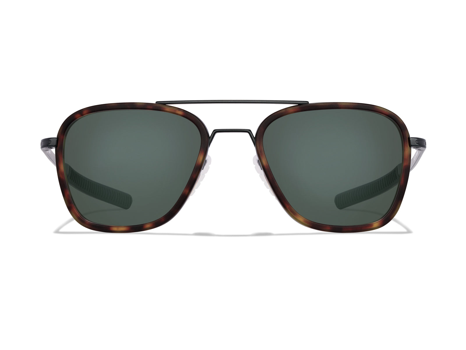 Roka Falcon Fusion Sunglasses - Matte Black/Matte Tortoise Frame - Dark Carbon (Polarized) Lens