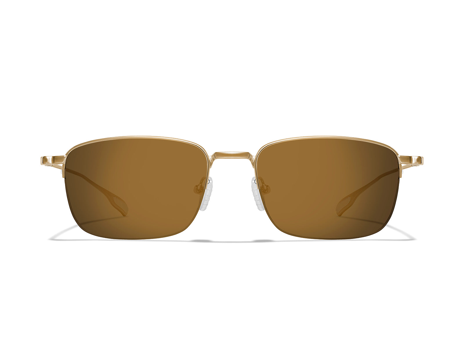 Roka Vapor Nano Sunglasses - Gold Frame - Bronze (Polarized) Lens