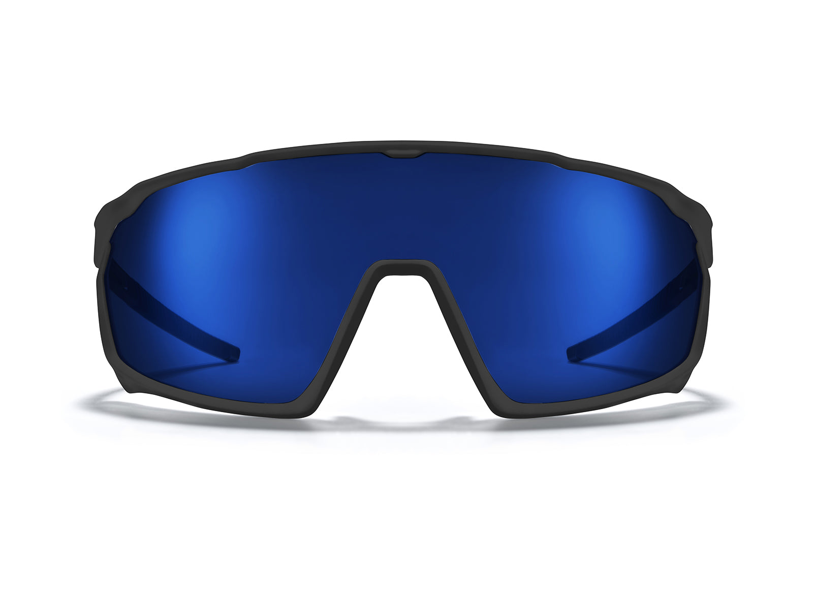 Roka CP-1x Sunglasses - Matte Black Frame - Dark Glacier Mirror Lens