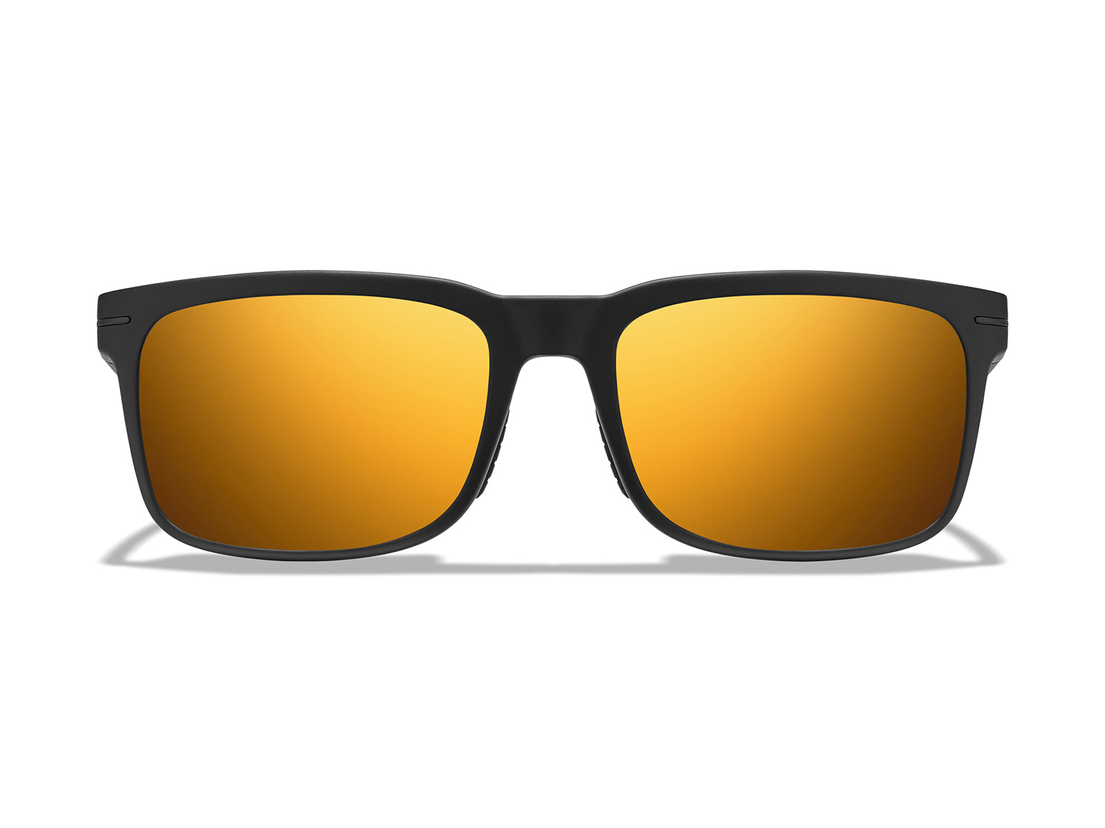 Roka Braker 2.0 Sunglasses - Matte Black Frame - Gold Mirror (Polarized) Lens