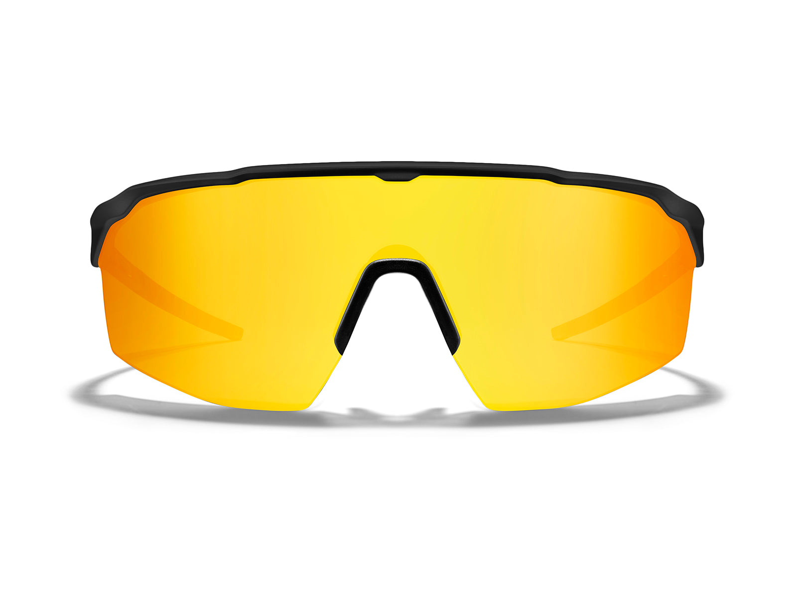 Roka SR-1x Sunglasses - Matte Black Frame - Gold Mirror Lens