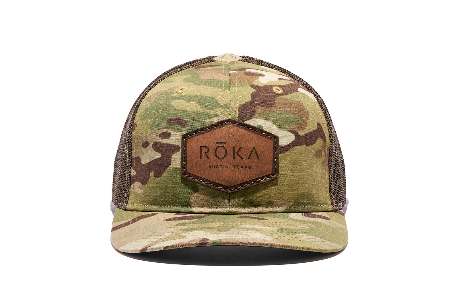 Roka Snapback Trucker Hat - Multicam/Brown