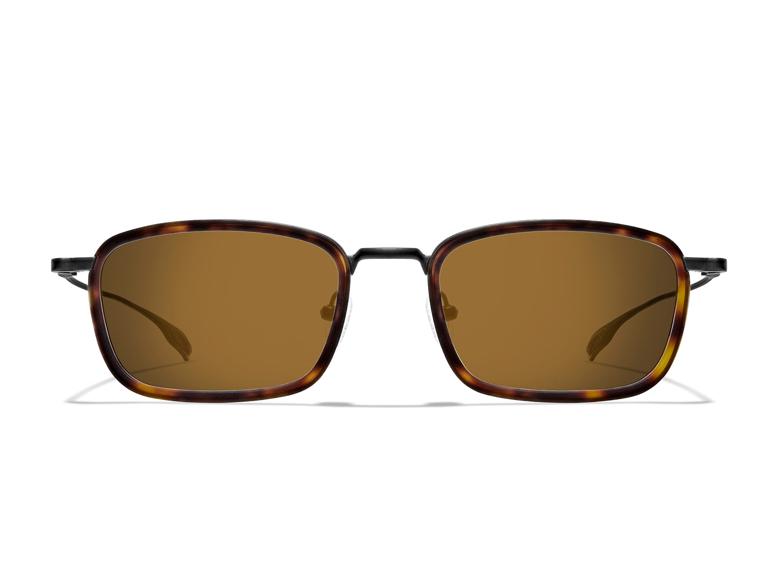 Roka Latus Fusion Sunglasses - Matte Black/Matte Tortoise Frame - Bronze (Polarized) Lens