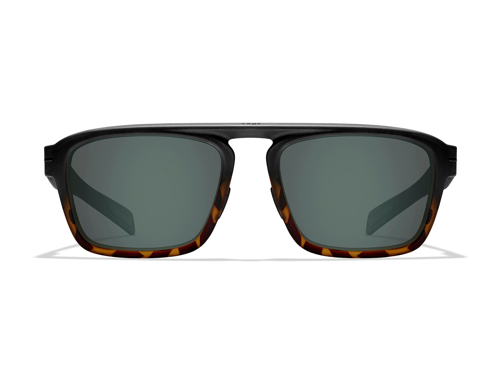 Roka Estacado Sunglasses - Matte Black/Matte Campfire Tortoise Frame - Dark Carbon (Polarized) Lens